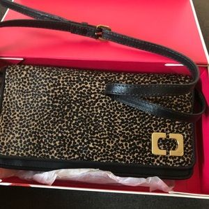Diane Von Furstenberg Calf Hair Clutch NWOT $298